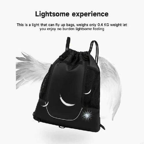 Foldable Soccer Backpack Gym Bag Sports Sackpack with