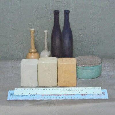 2Pcs Ceramic Shrinkage Ruler Plastic Soft Measuring Tool