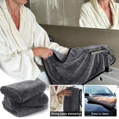 Multifunctional Large Water Uptake Shower Cubicle Cloth For