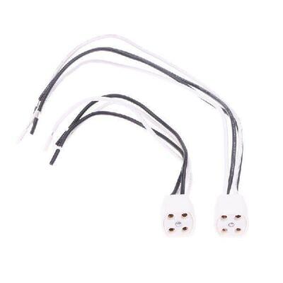 1pc G10Q Lamp Holder With 15/25cm Long Cable Ring Lamp Plug
