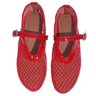 Women Mesh Ballet Flats Slip On Ballerina Shoes Comfortable