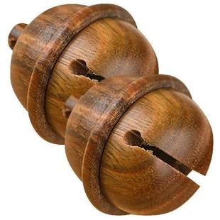 Bell Car Bottle Pcs Decor Small Wooden Pendant Hanging