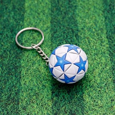 Leather Football Keychain Exquisite Key Chain Souvenir Deco
