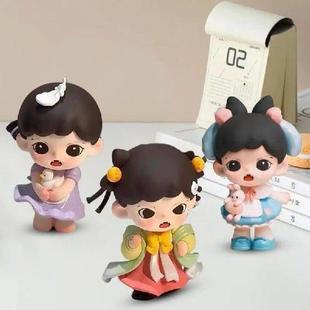 Small Decor Chinese Ancient Cute Cartoon Figure Figures