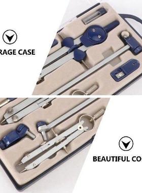 Precision Metal Compass Set for Geometry Class Shiny