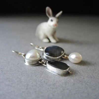 Vintage Blue Dangle Earrings For Women Fashion Jewelry