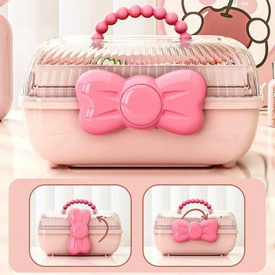 Multi-layer Hairpin Organizer Cute Girl Jewelry Case Head Ro