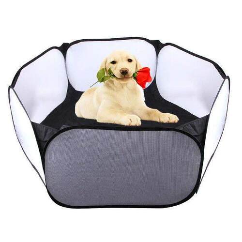 Folding Hamster Playpen Pet Bedding Cage Tent Chew Proof