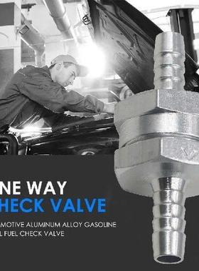 Aluminium Alloy Fuel Non Return Check Valve One Way Petrol