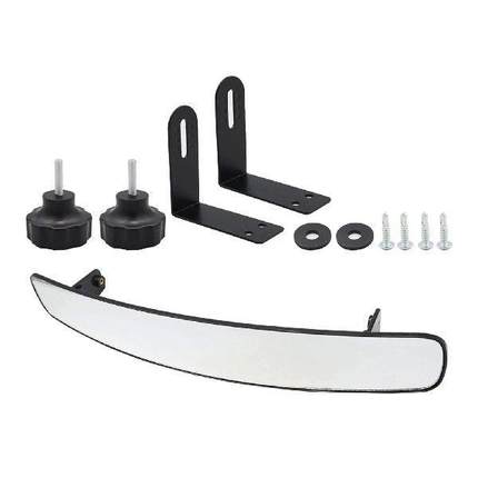Black Golf Cart Rear View Mirror Accessories Assembly Easy