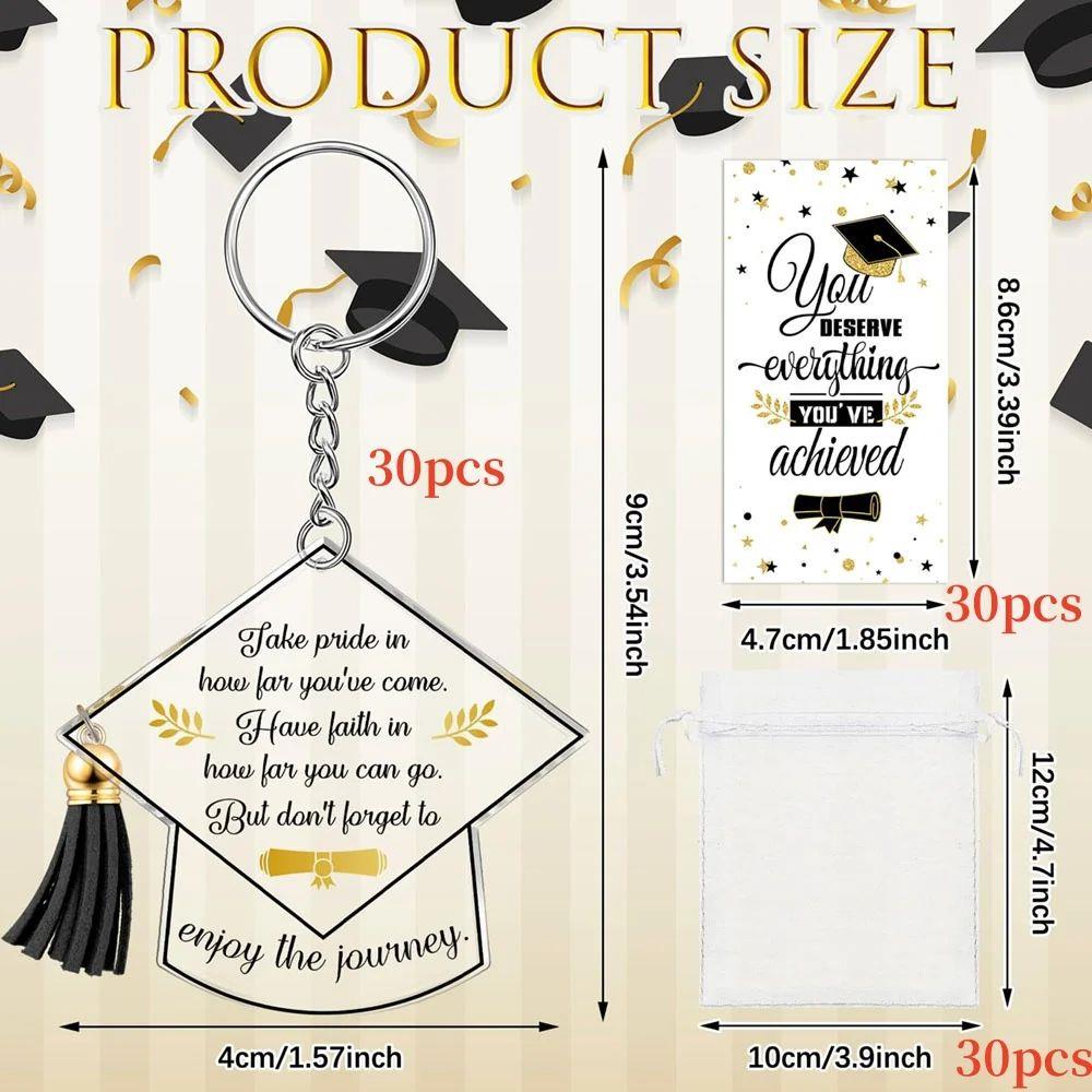 30sets Graduation Gifts Bulk 2025 Include Grad Keychain Orga