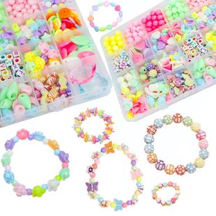 Bracelet Necklace Toy Beads Gift Girl Making Kit DIY Jewelry