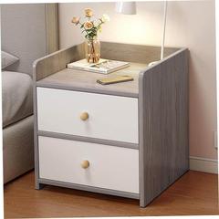 Mini Bedside Table Ultra Narrow Rounded Corner Locker