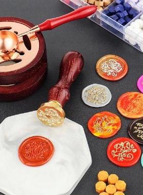 Bundle Deals Wax Seal Stamp Set Lacquered Stamp Sealing Wax