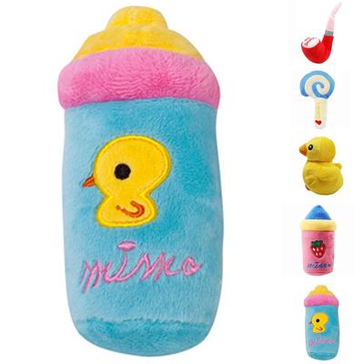 Legendog Mini Cartoon Plush Pet Toys Bite Resistant Funny Ca