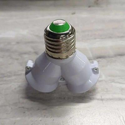 Led Base Light Lamp Bulb Socket for E27 To 2-E27 Splitter