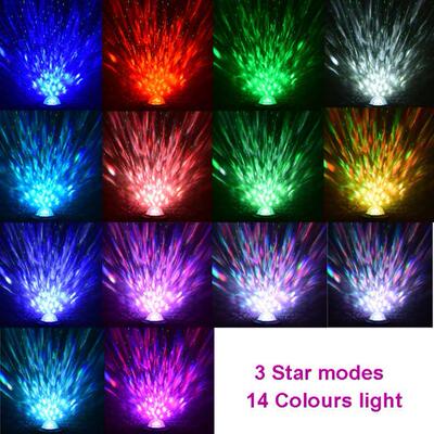 LED Star Galaxy Projector Starry Sky Night Light Built-in Bl
