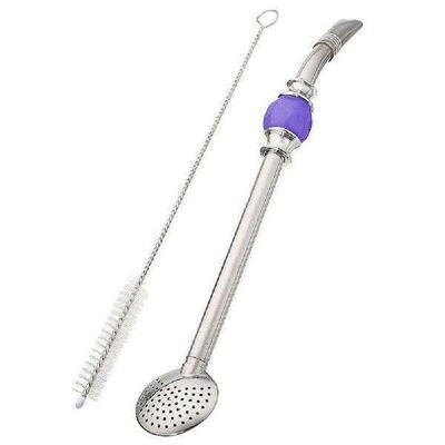2 Pcs Yerba Mate Bombilla Straw Drinking Filter Coffee