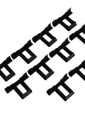 Clamp Solar Mount Clip 10Pcs Accessories Black Clamp