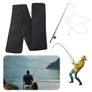 Layer Folding Fishing Bag Storage Rod Double