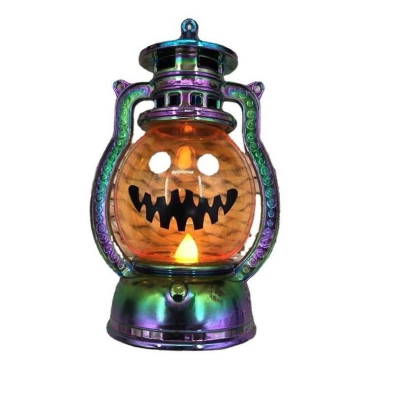 Halloween decorations pumpkin electronic candle hand light