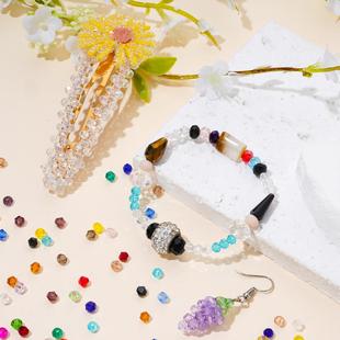 For Jewelry Making 4mm Bracelet Bead DIY Accessories Crystal