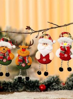 Plush Christmas Ornament Set - Soft Hanging Decor & Gift圣诞