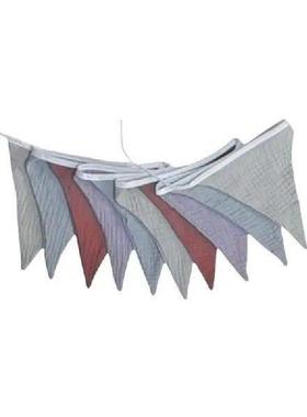M7BC Pennant String Garlands for Children Bedroom Cotton