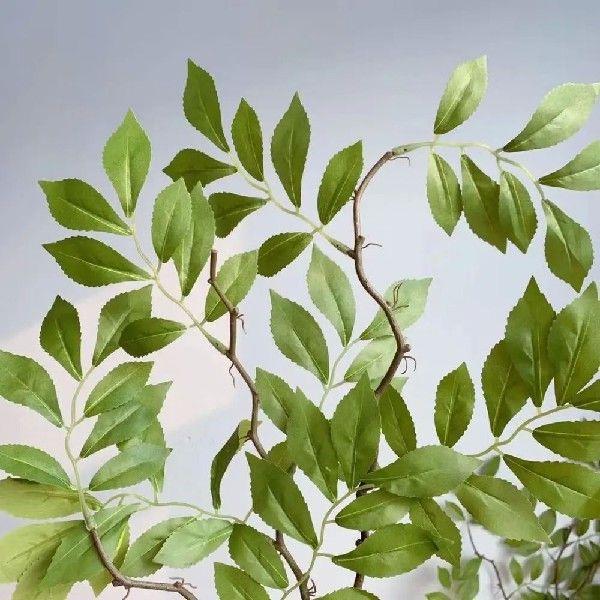 Artificial Flower 2 Fork Artificial Wisteria Leaf Large