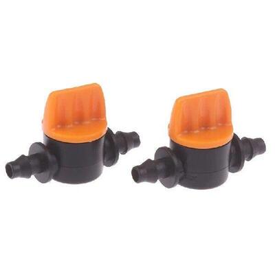 10Pcs Shut Off Coupling Connectors Adaptor 1/4