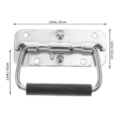 4 Pcs Round Door Knob Folding Handle Boat Handles Stainless