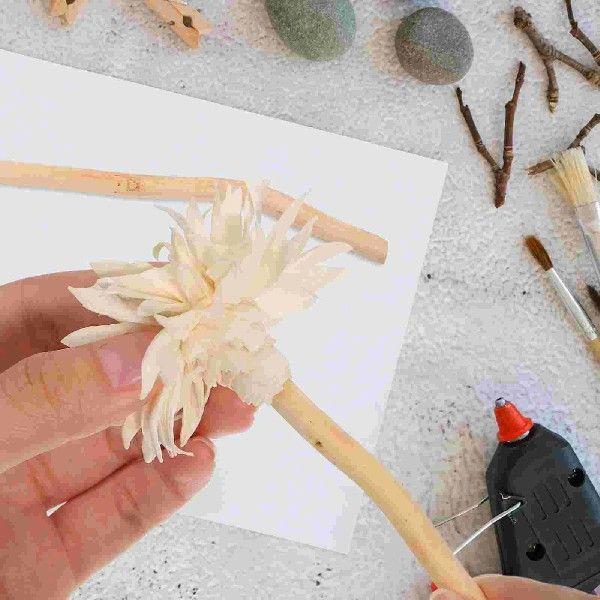 50 Pcs Natural Dry Branches Twigs Sticks Wood for DIY