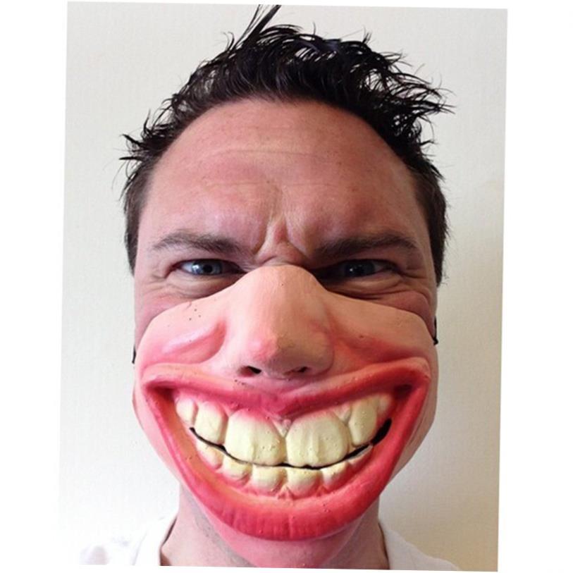 Big Teeth Latex Mask for Movie Fancy Dress Fools day