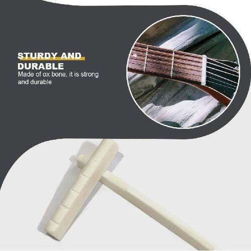 6 Pcs Beef Bone Guitar String Nuts Replacement Acoustic