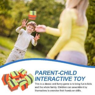 6 Pcs Tossing Bag Toys Throwing Game Bean Bags for Kids