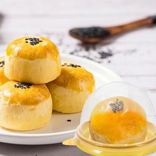 100pcs Cake Boxes Food Grade PET Dessert Containers