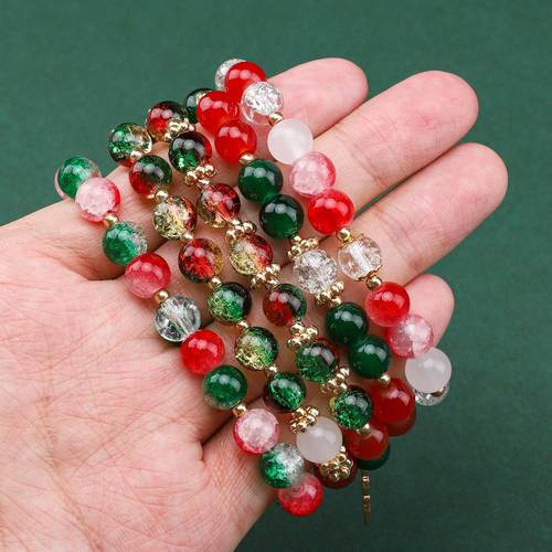 Christmas Bracelet Beads Diy Jewelry Making Kits For Girls