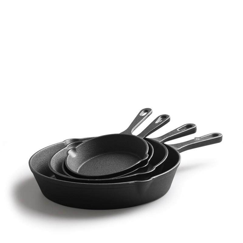 Cast iron pan frying pan kitchenware Tableware set steak pan