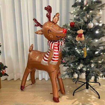 Christmas reindeer aluminum foil balloon decoration圣诞气球