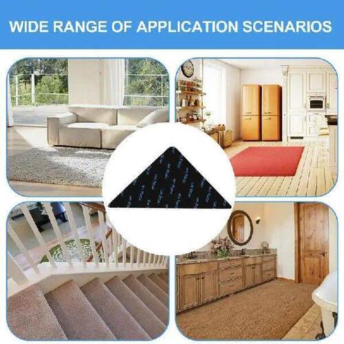 12Pcs Non-Slip Rug Gripper Pad Rug Pads Rug Tape Stickers