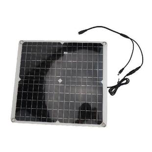 30W Solar Panel Outdoor Solar Exhaust Fan Dog Chicken Coop