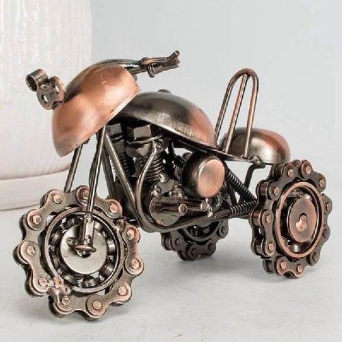 Motorcycle Model Vintage Motorcycle Sculpture Retro