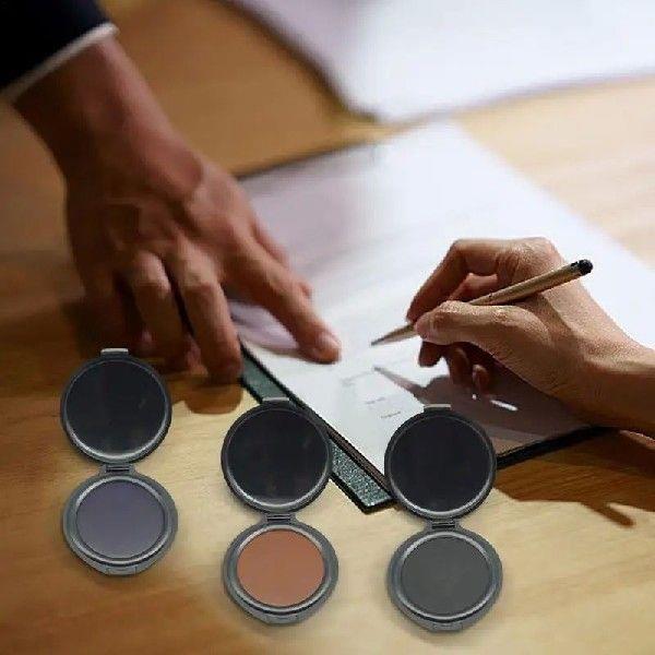 Fingerprint Seal Portable Stamp Ink Pad for Notary Supplies