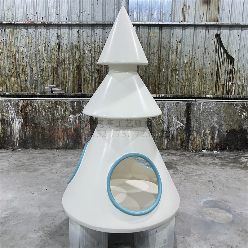 定制圣诞树屋雕塑儿童游乐