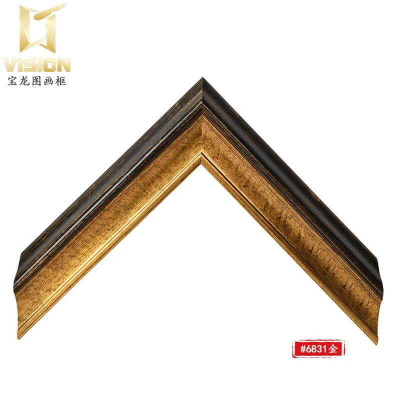 厂家直供高档实木画框线条婚纱相框制复古油画框制美式装裱装饰画