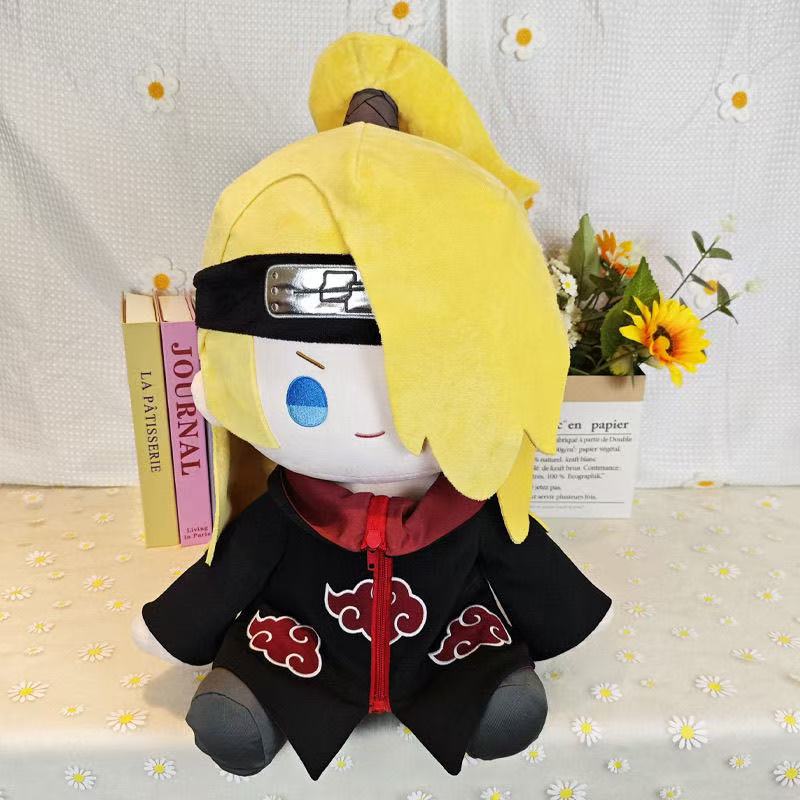 火影忍者动漫周边迪达拉棉花娃娃坐姿抱枕玩偶40cm公仔一番赏娃娃