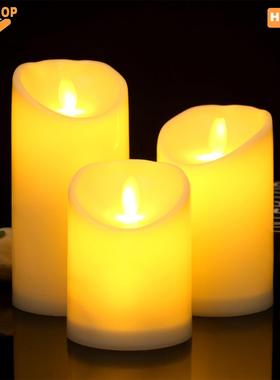 5pcs Flameless LED Candles,Christmas&Halloween Decoration