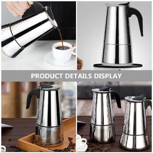 Coffee Cup Pot Electric Water Kettle Stainless Steel Glass