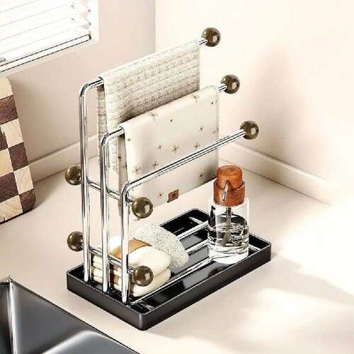 Stainless Steel Kitchen Rag Drying Rack Anti-rust