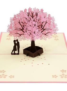 3D Pop Up Love Card with Envelope Valentines Day Birthday An